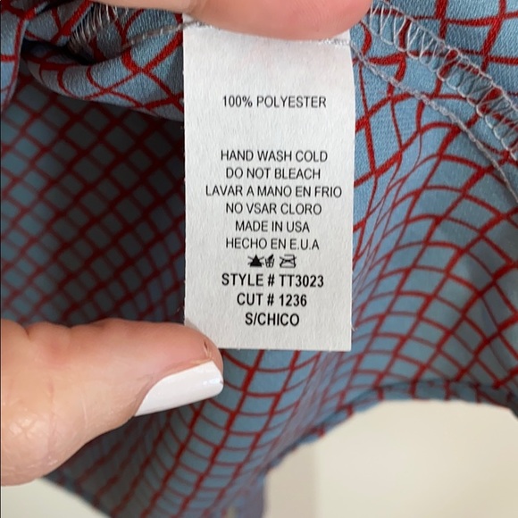 Ces Femme Geo Print Patterned Blouse - Picture 5 of 5